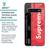 Supreme Ticket Glass Case for Samsung Galaxy S10 Plus