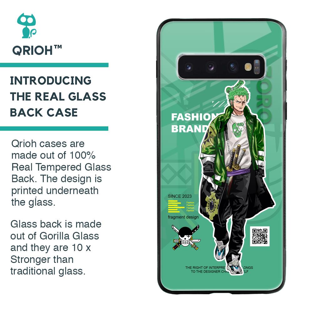 Zoro Bape Glass Case for Samsung Galaxy S10 Plus