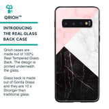 Marble Collage Art Glass Case For Samsung Galaxy S10 Plus