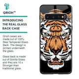 Angry Tiger Glass Case For Samsung Galaxy S10 Plus