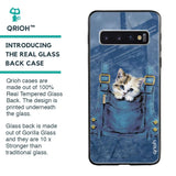 Kitty In Pocket Glass Case For Samsung Galaxy S10 Plus
