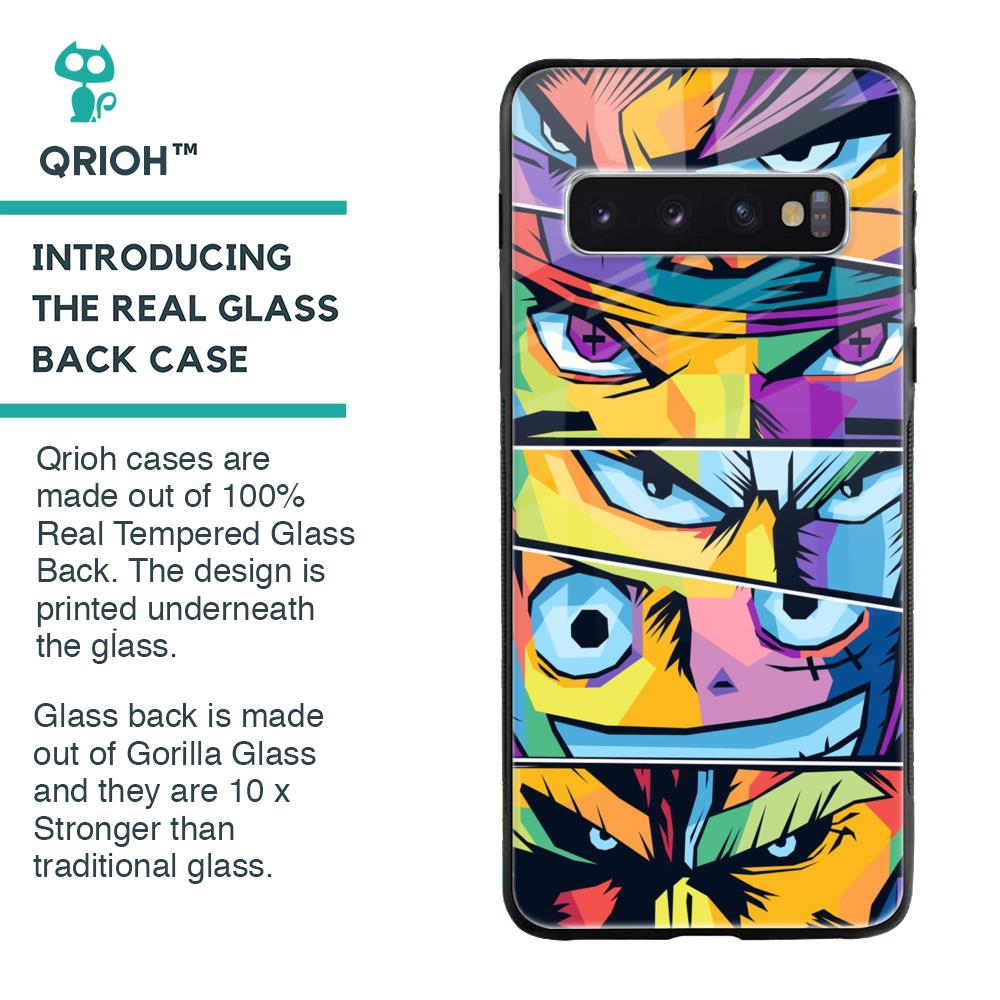 Anime Legends Glass Case for Samsung Galaxy S10 Plus