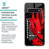 Red Vegeta Glass Case for Samsung Galaxy S10 Plus