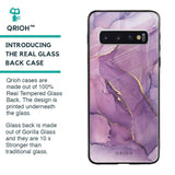 Purple Gold Marble Glass Case for Samsung Galaxy S10 Plus