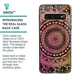 Floral Mandala Glass Case for Samsung Galaxy S10 Plus