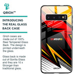 Race Jersey Pattern Glass Case For Samsung Galaxy S10 Plus
