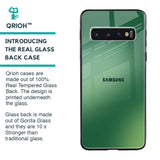 Green Grunge Texture Glass Case for Samsung Galaxy S10 Plus