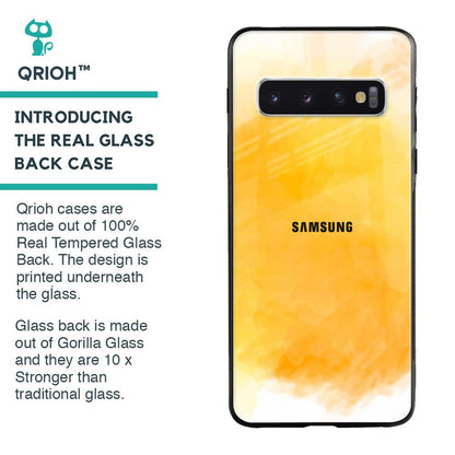 Rustic Orange Glass Case for Samsung Galaxy S10 Plus