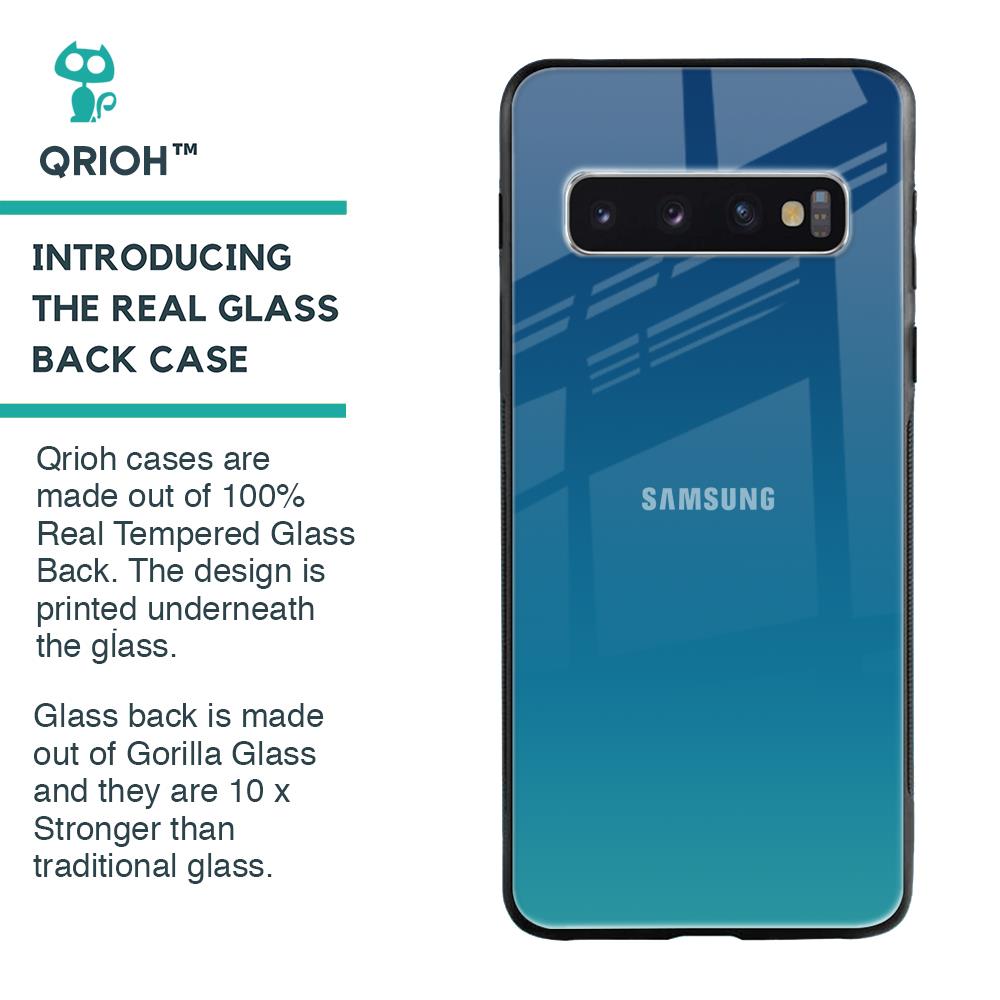 Celestial Blue Glass Case For Samsung Galaxy S10 Plus