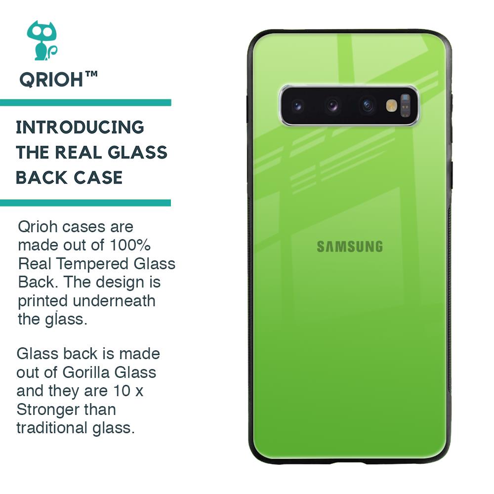 Paradise Green Glass Case For Samsung Galaxy S10 Plus