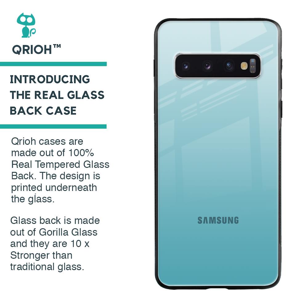 Arctic Blue Glass Case For Samsung Galaxy S10 Plus