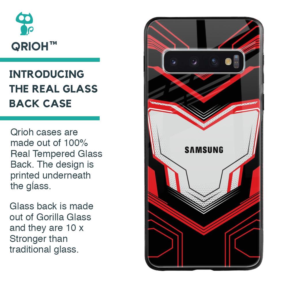 Quantum Suit Glass Case For Samsung Galaxy S10 Plus