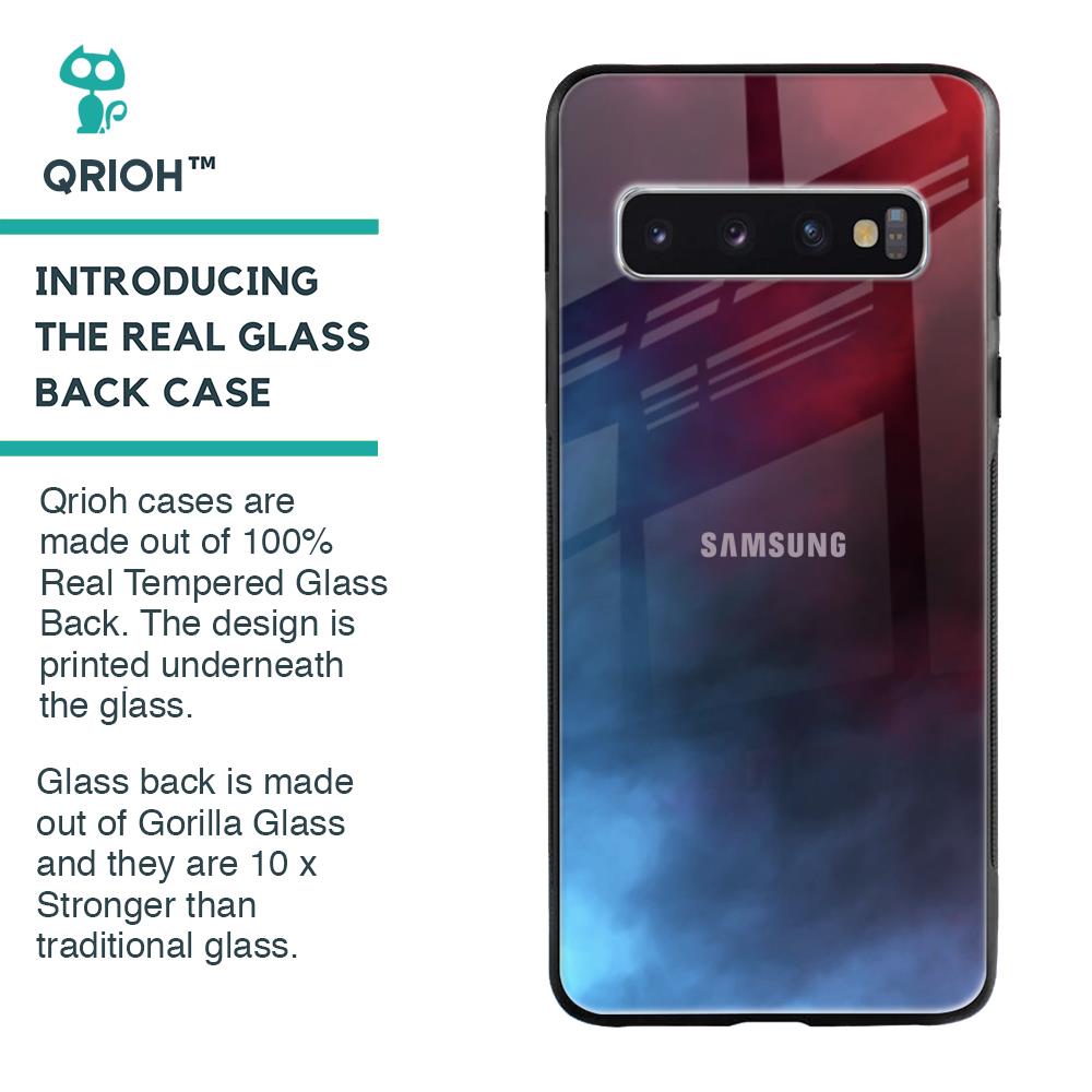 Smokey Watercolor Glass Case for Samsung Galaxy S10 Plus