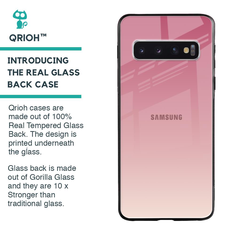 Blooming Pink Glass Case for Samsung Galaxy S10 Plus