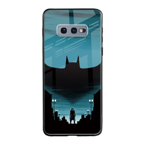 Cyan Bat Samsung Galaxy S10E Glass Back Cover Online