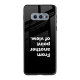 Motivation Samsung Galaxy S10E Glass Back Cover Online