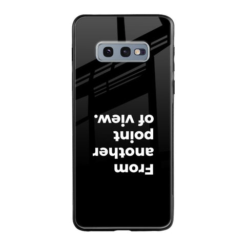 Motivation Samsung Galaxy S10E Glass Back Cover Online