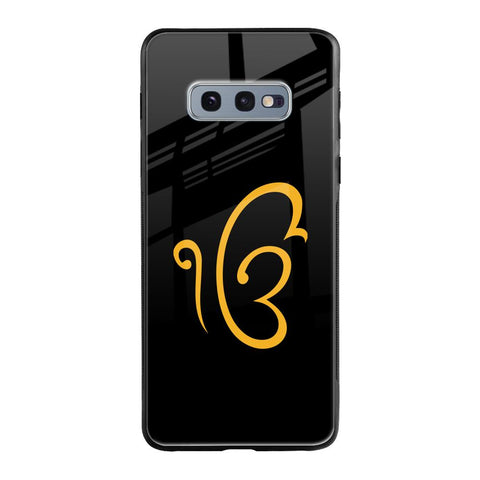 Luxury Fashion Initial Samsung Galaxy S10E Glass Back Cover Online