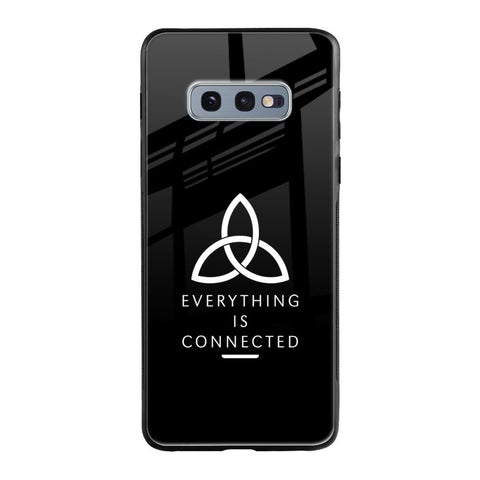 Everything Is Connected Samsung Galaxy S10E Glass Back Cover Online