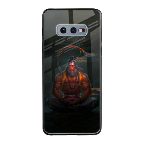 Lord Hanuman Animated Samsung Galaxy S10E Glass Back Cover Online