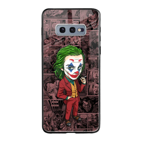 Joker Cartoon Samsung Galaxy S10E Glass Back Cover Online