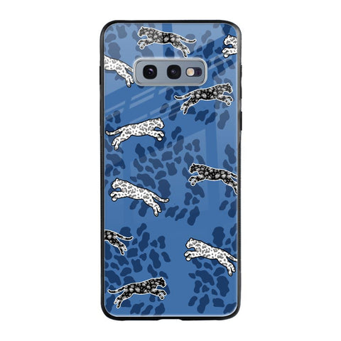 Blue Cheetah Samsung Galaxy S10E Glass Back Cover Online