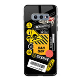 Danger Signs Samsung Galaxy S10E Glass Back Cover Online