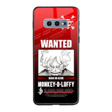 Luffy Wanted Samsung Galaxy S10E Glass Back Cover Online