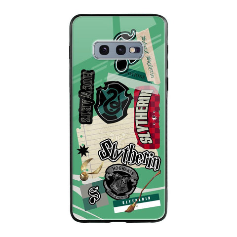Slytherin Samsung Galaxy S10E Glass Back Cover Online