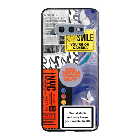 Smile for Camera Samsung Galaxy S10E Glass Back Cover Online