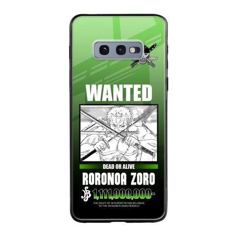 Zoro Wanted Samsung Galaxy S10E Glass Back Cover Online