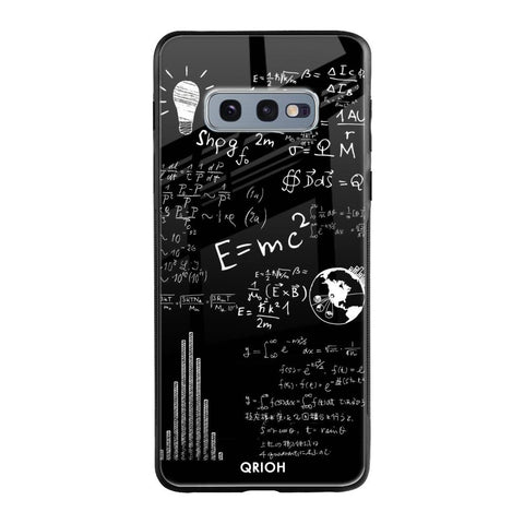 Funny Math Samsung Galaxy S10E Glass Cases & Covers Online