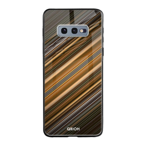 Diagonal Slash Pattern Samsung Galaxy S10E Glass Cases & Covers Online