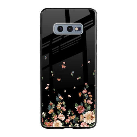 Floating Floral Print Samsung Galaxy S10E Glass Cases & Covers Online