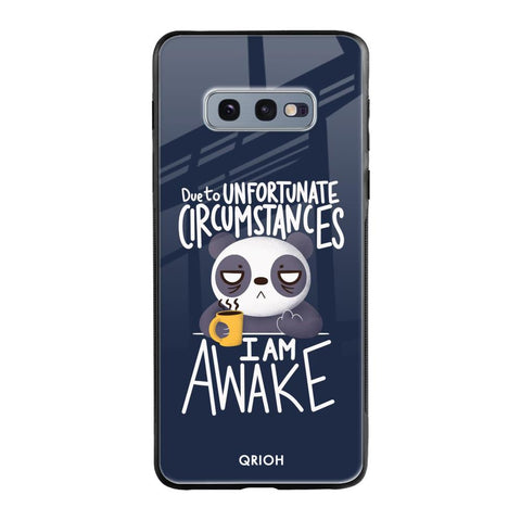 Struggling Panda Samsung Galaxy S10E Glass Cases & Covers Online