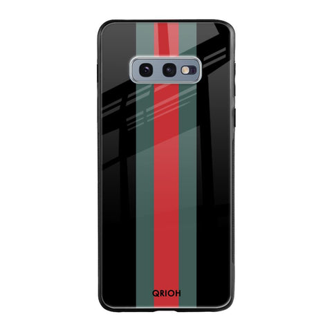 Vertical Stripes Samsung Galaxy S10E Glass Cases & Covers Online