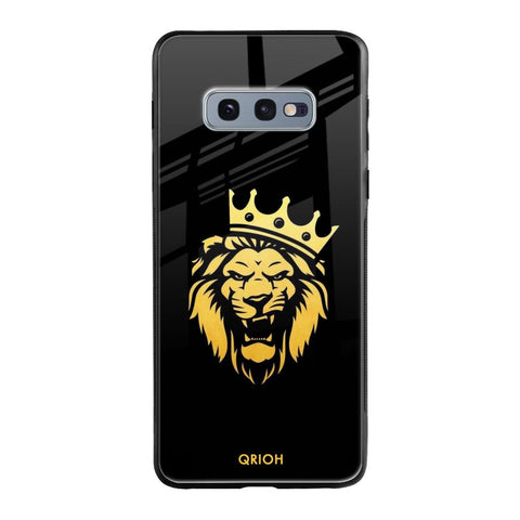 Lion The King Samsung Galaxy S10E Glass Cases & Covers Online