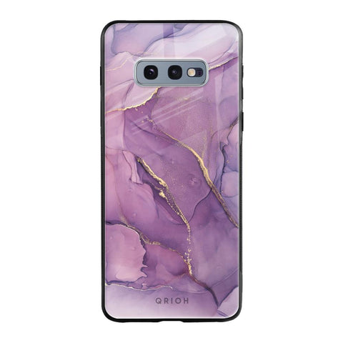 Purple Gold Marble Samsung Galaxy S10E Glass Back Cover Online
