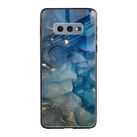Blue Cool Marble Samsung Galaxy S10E Glass Back Cover Online