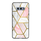 Geometrical Marble Samsung Galaxy S10E Glass Back Cover Online