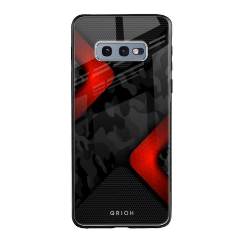 Modern Camo Abstract Samsung Galaxy S10E Glass Back Cover Online