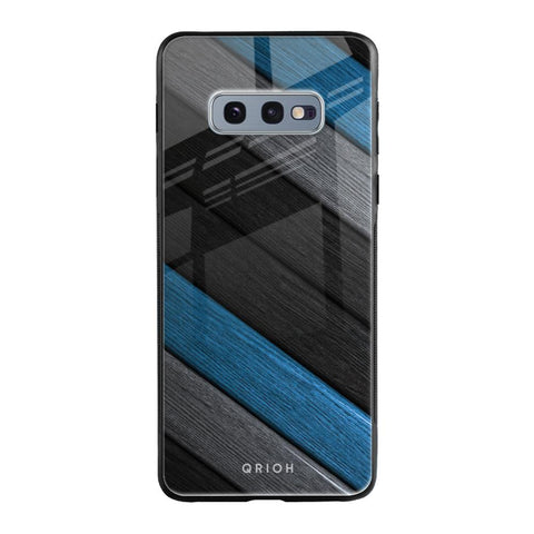 Multicolor Wooden Effect Samsung Galaxy S10E Glass Back Cover Online