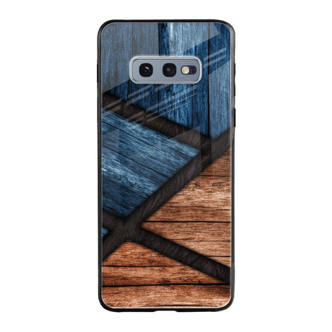 Wooden Tiles Samsung Galaxy S10E Glass Back Cover Online