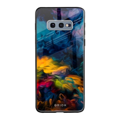 Multicolor Oil Painting Samsung Galaxy S10E Glass Back Cover Online