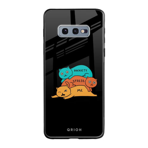 Anxiety Stress Samsung Galaxy S10E Glass Back Cover Online