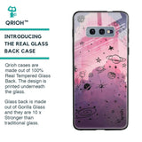 Space Doodles Glass Case for Samsung Galaxy S10e