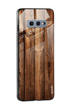 Timber Printed Glass case for Samsung Galaxy S10e