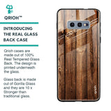 Timber Printed Glass case for Samsung Galaxy S10e