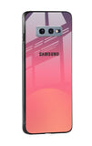 Sunset Orange Glass Case for Samsung Galaxy S10e