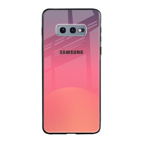 Sunset Orange Samsung Galaxy S10e Glass Cases & Covers Online